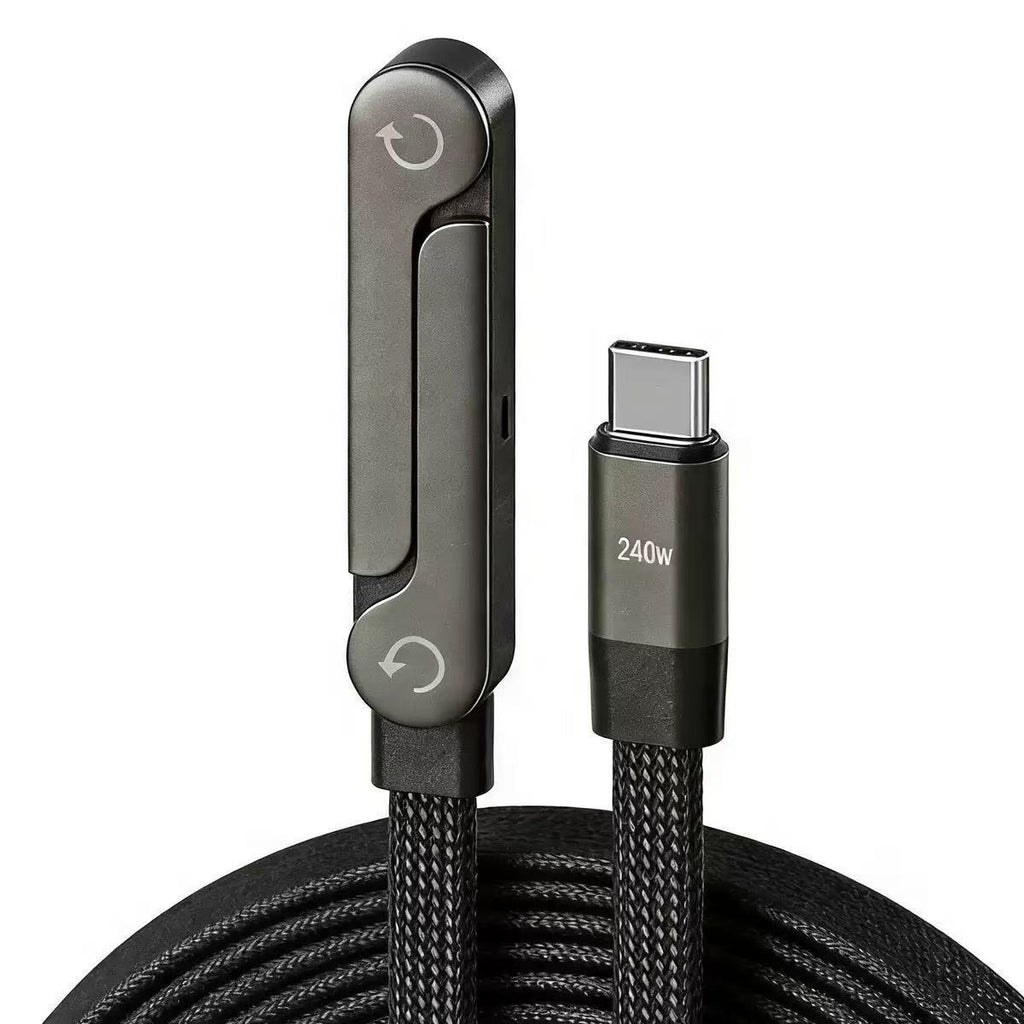 240W Fast-Charging Foldable Stand Data Cable